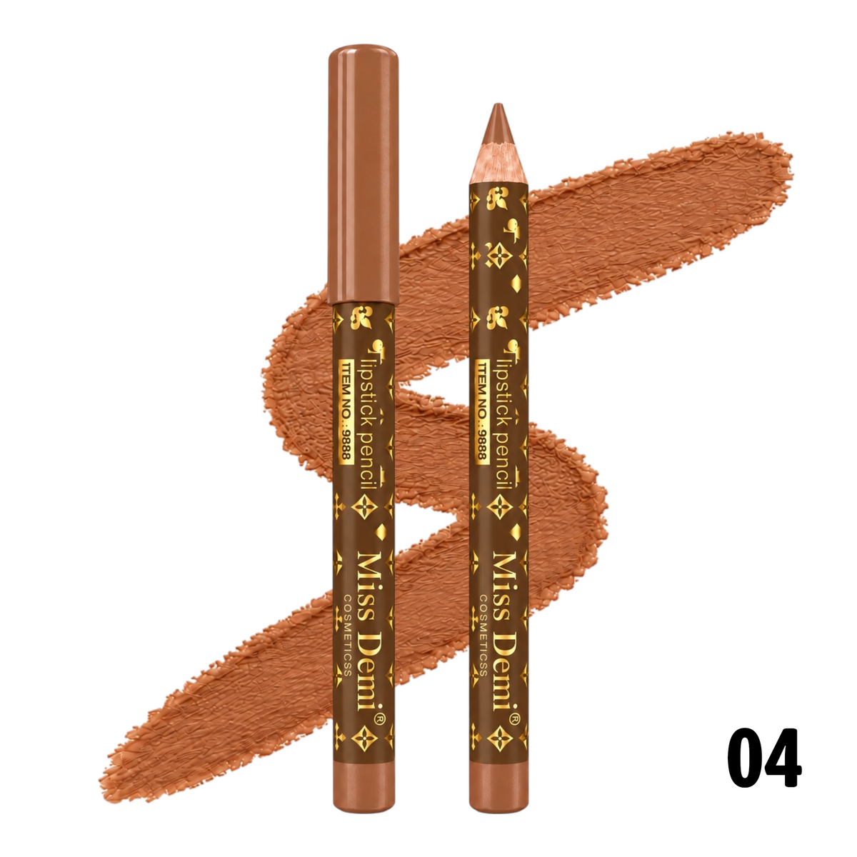 LAPIZ DELINEADOR DE LABIOS GRUESO CONFIDENT BEAUTIFUL OF BEAUTY MISS DEMI