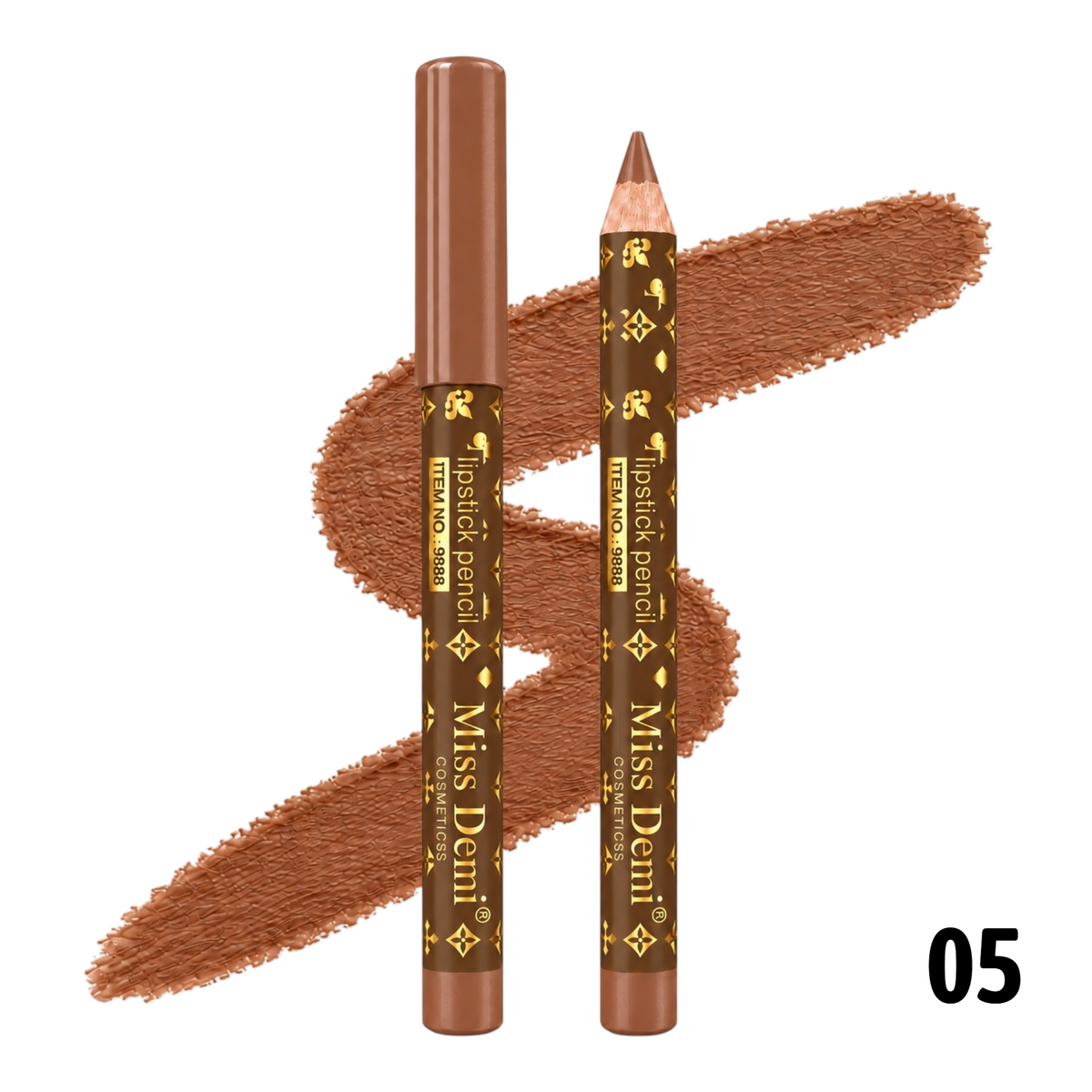 LAPIZ DELINEADOR DE LABIOS GRUESO CONFIDENT BEAUTIFUL OF BEAUTY MISS DEMI