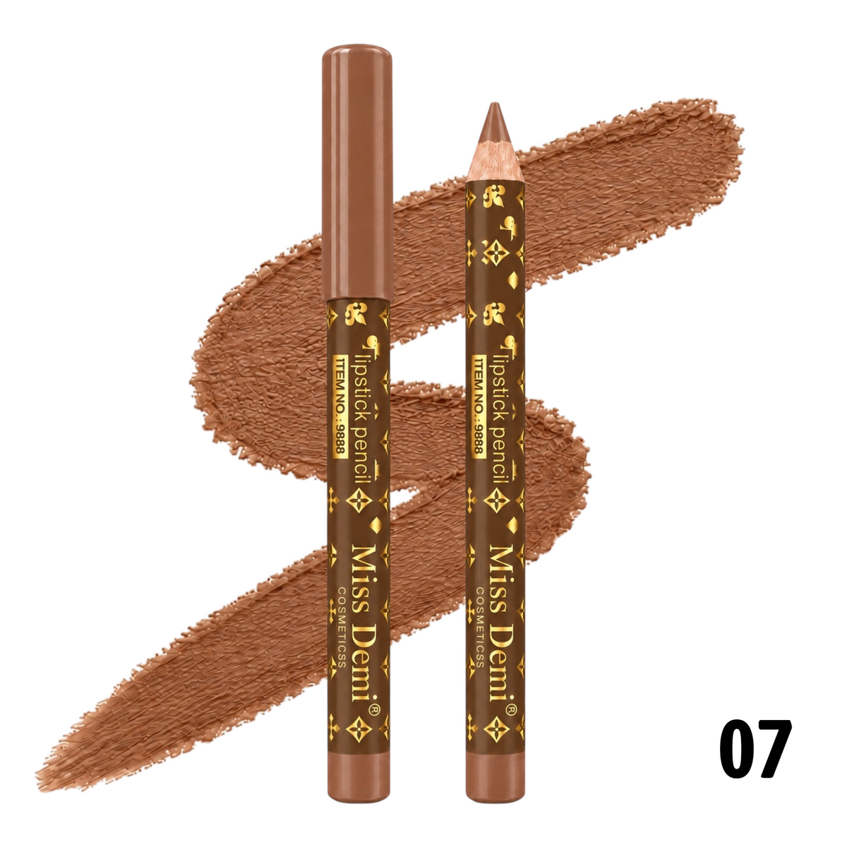 LAPIZ DELINEADOR DE LABIOS GRUESO CONFIDENT BEAUTIFUL OF BEAUTY MISS DEMI