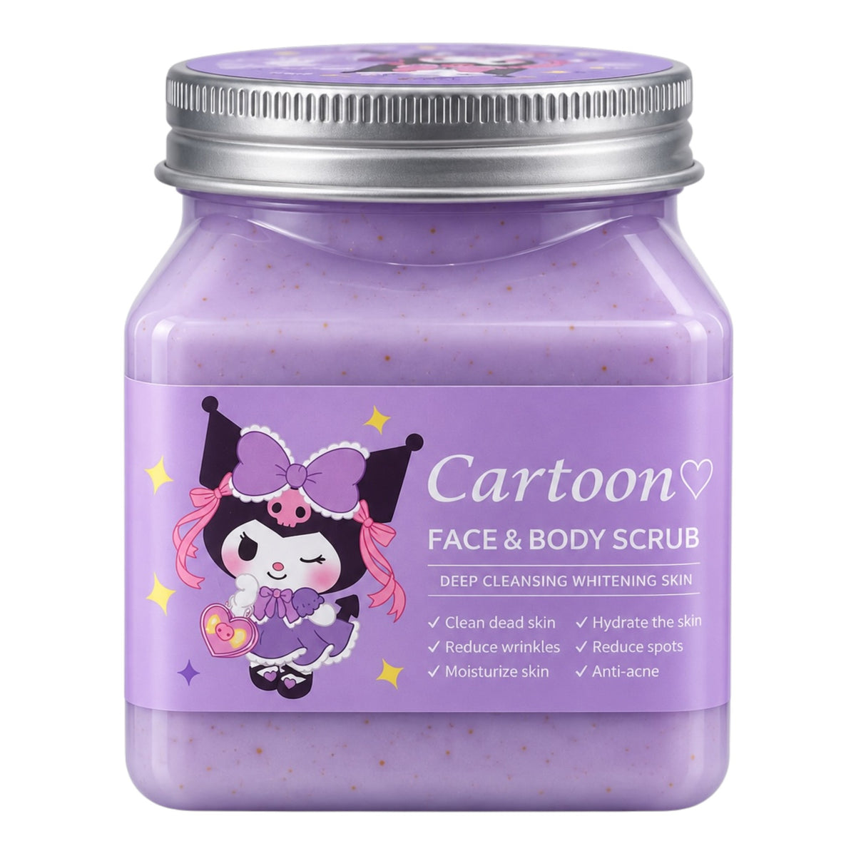 EXFOLIANTE FACIAL Y CORPORAL KUROMI 350G CARTOON