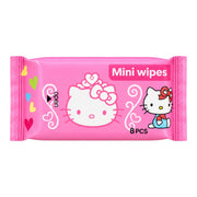 PAÑITOS HUMEDOS X8PCS HELLO KITTY MINI WIPES