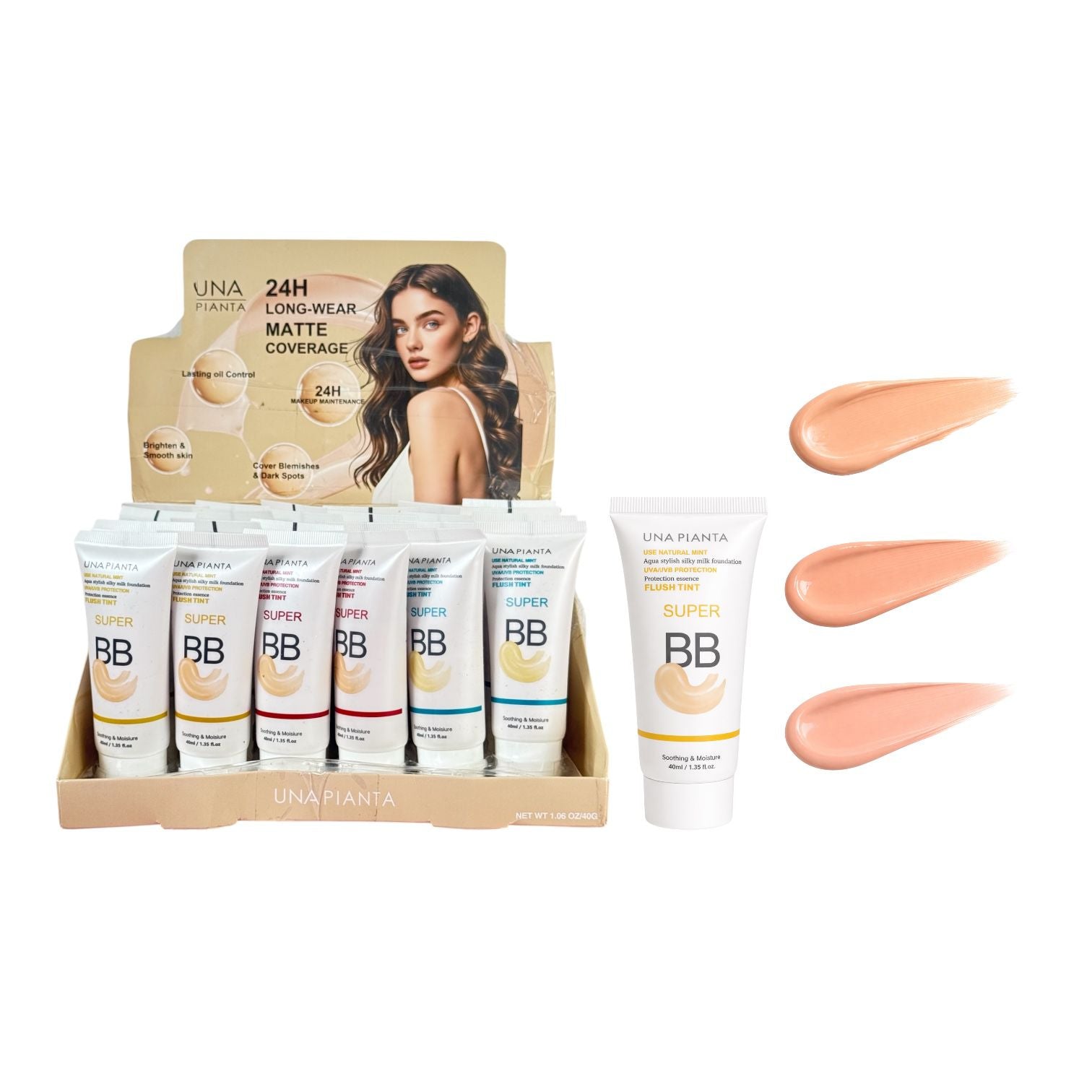 BASE LIQUIDA SUPER BB 40ML UNA PIANTA