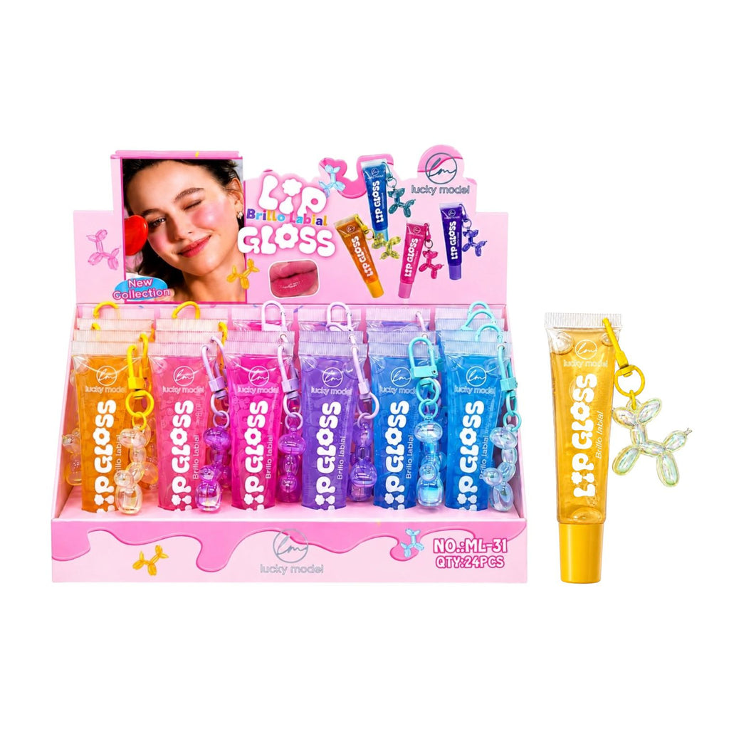 BRILLO GLOSS LLAVERO PERRITO LUCKY MODEL