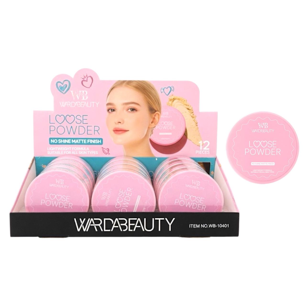 POLVO SUELTO NO SHINE MATTE FINISH TAPA ROSADA WARDA BEAUTY