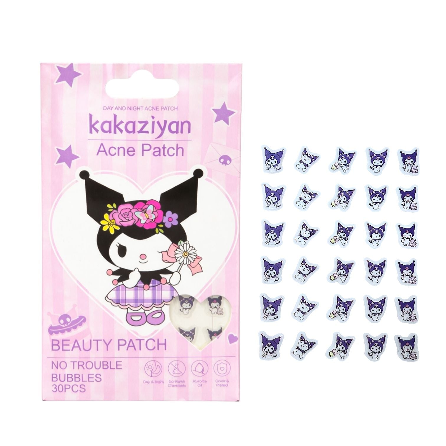 PARCHES DE ACNE X30 HELLO KITTY KUROMI STITCH KAKAZIYAN