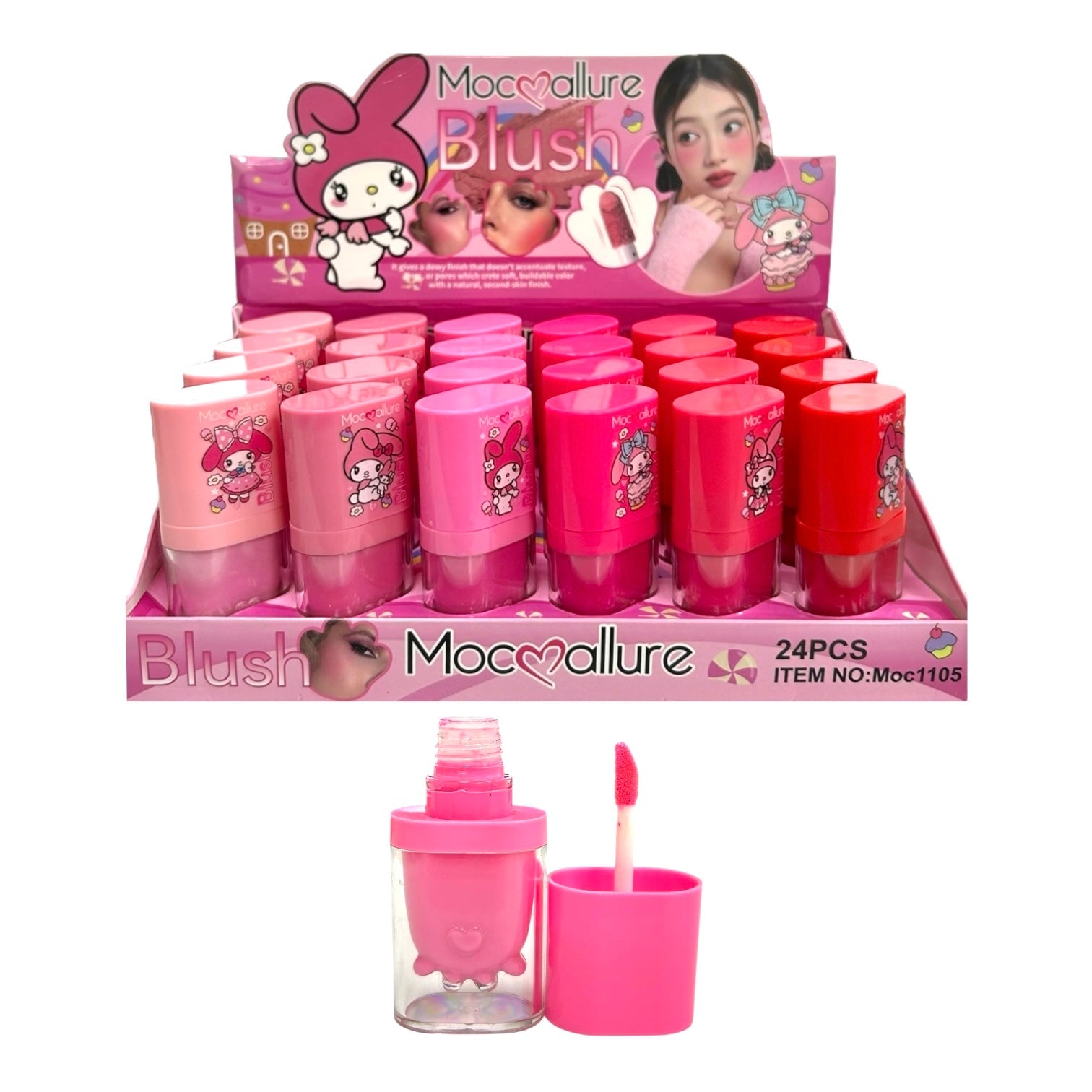 RUBOR LIQUIDO MATTE MY MELODY BLUSH MOCALLURE