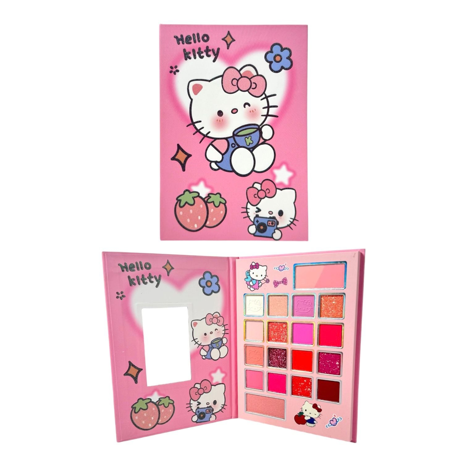 PALETA DE SOMBRAS X18 TONOS HELLO KITTY