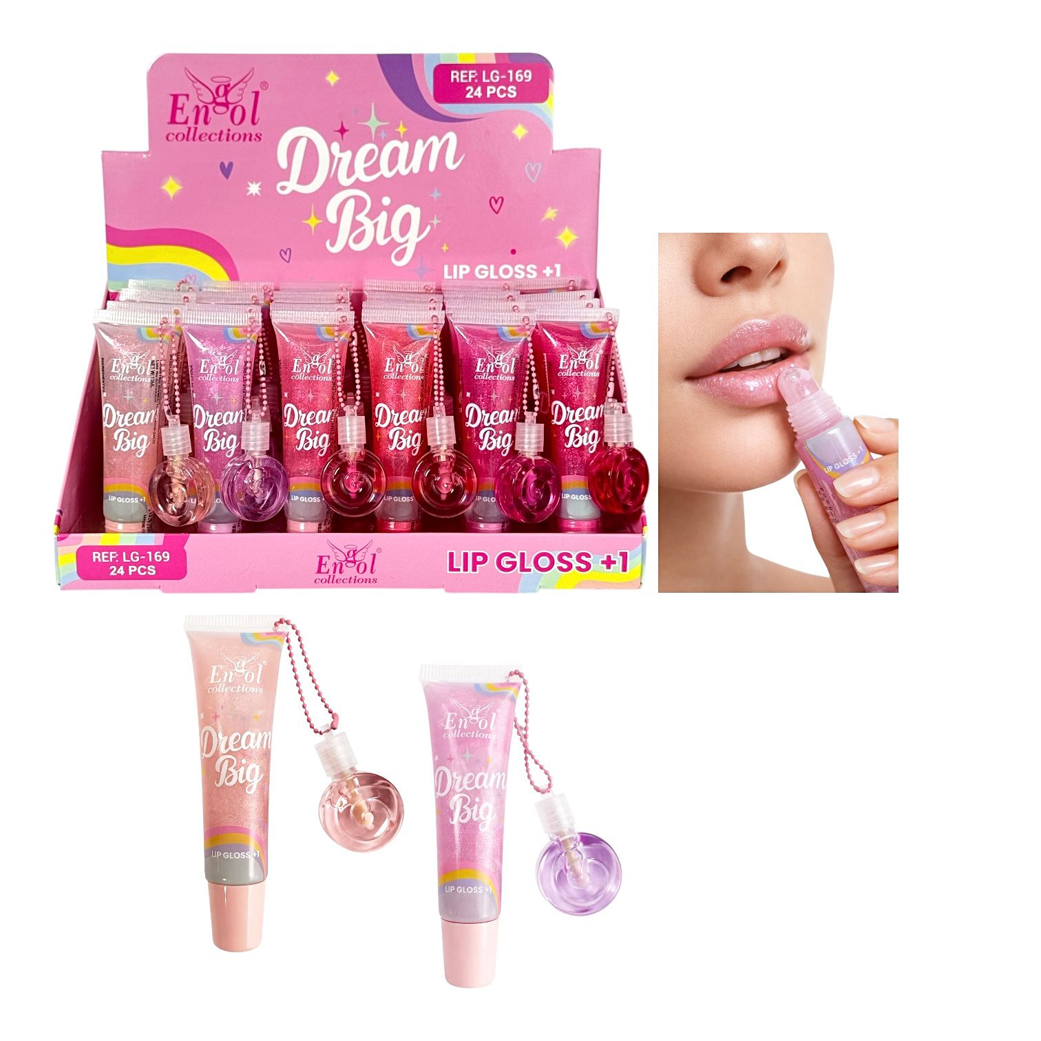 BRILLO ESCARCHADO LLAVERO GLOSS DREAM BIG ENGOL
