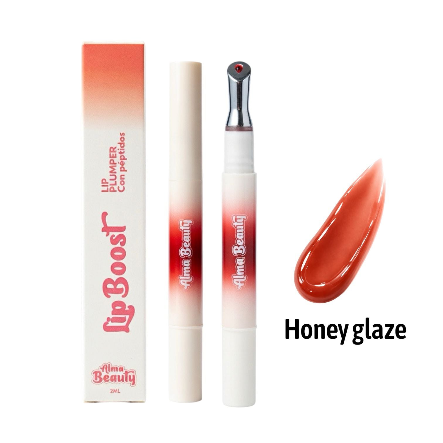 BRILLO VOLUMINIZADOR LIP BOOST CON PEPTIDOS 2ML ALMA BEAUTY
