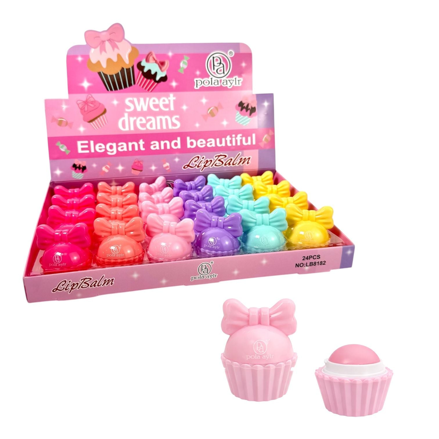 BALSAMO DE LABIOS CUPCAKES SWEET DREAMS POLA AYLR