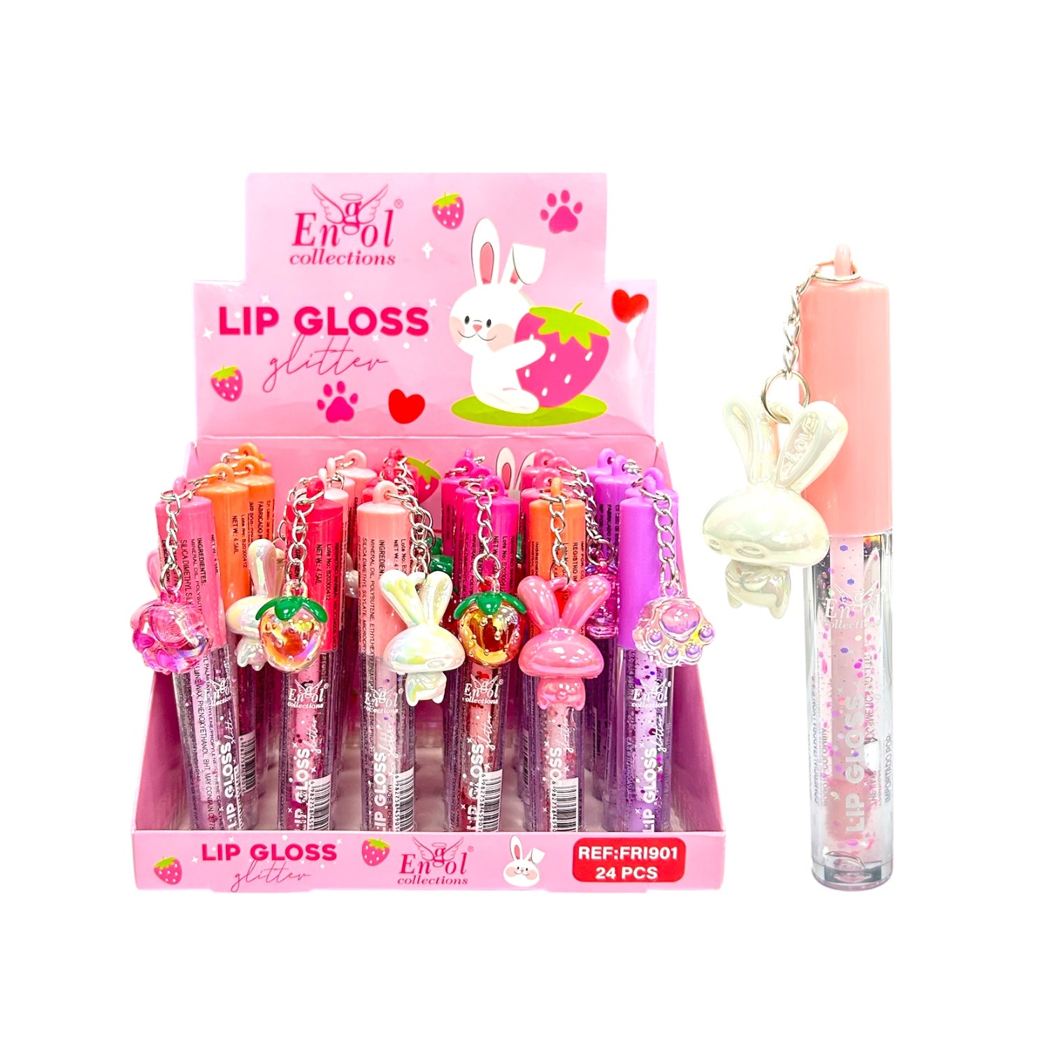 BRILLO GLOSS GLITTER MINI LLAVERO ENGOL