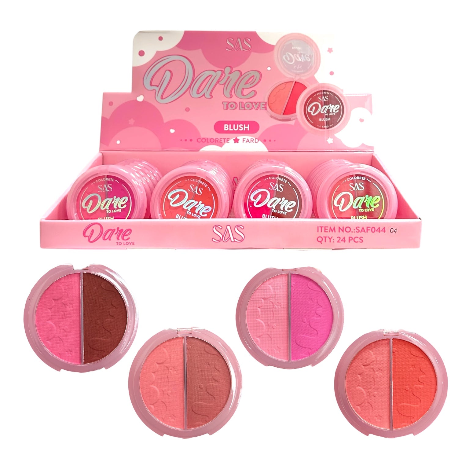 DUO DE RUBORES DARE TO LOVE FARD SAS