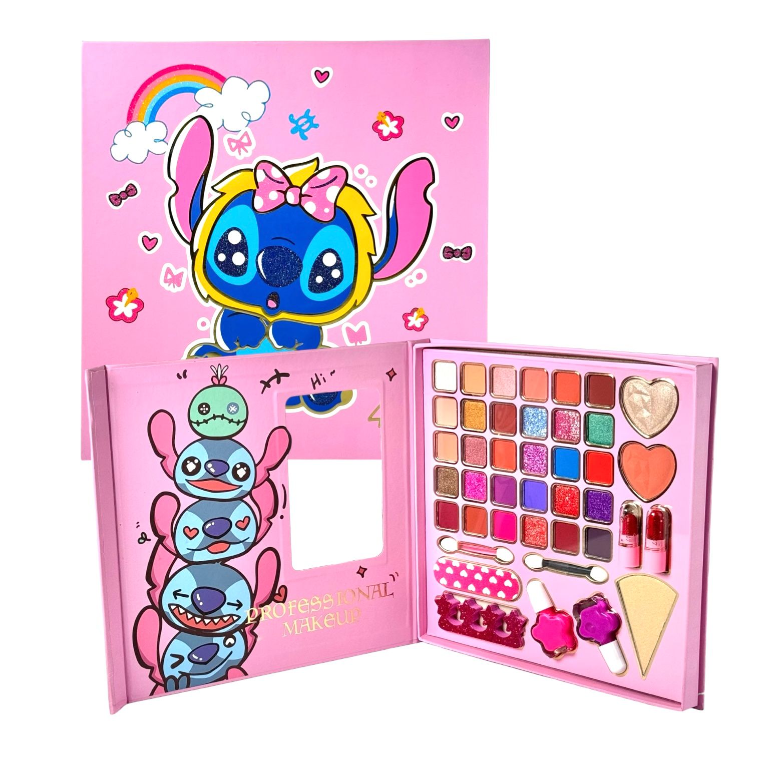 SET DE MAQUILLAJE 41 IN 1 STITCH MOÑO