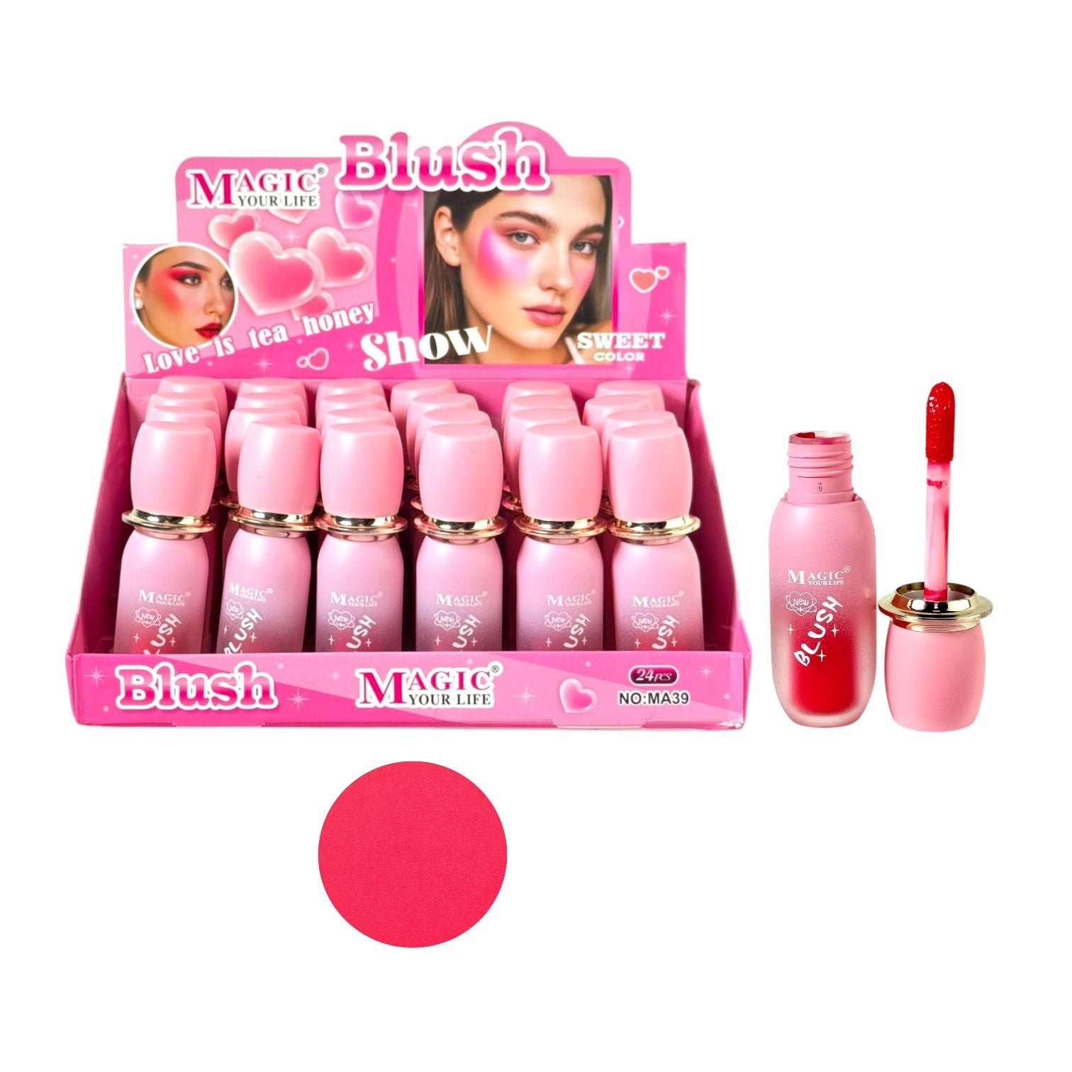 RUBOR LIQUIDO NEW ARO DORADO MAGIC YOUR LIFE