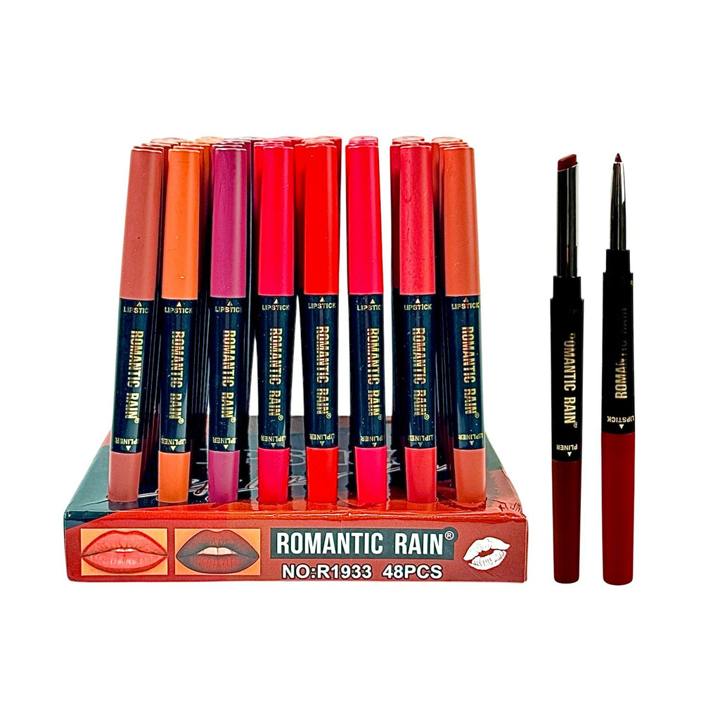 DUO LAPIZ DELINEADOR Y LABIAL EN BARRA ROMANTIC RAIN