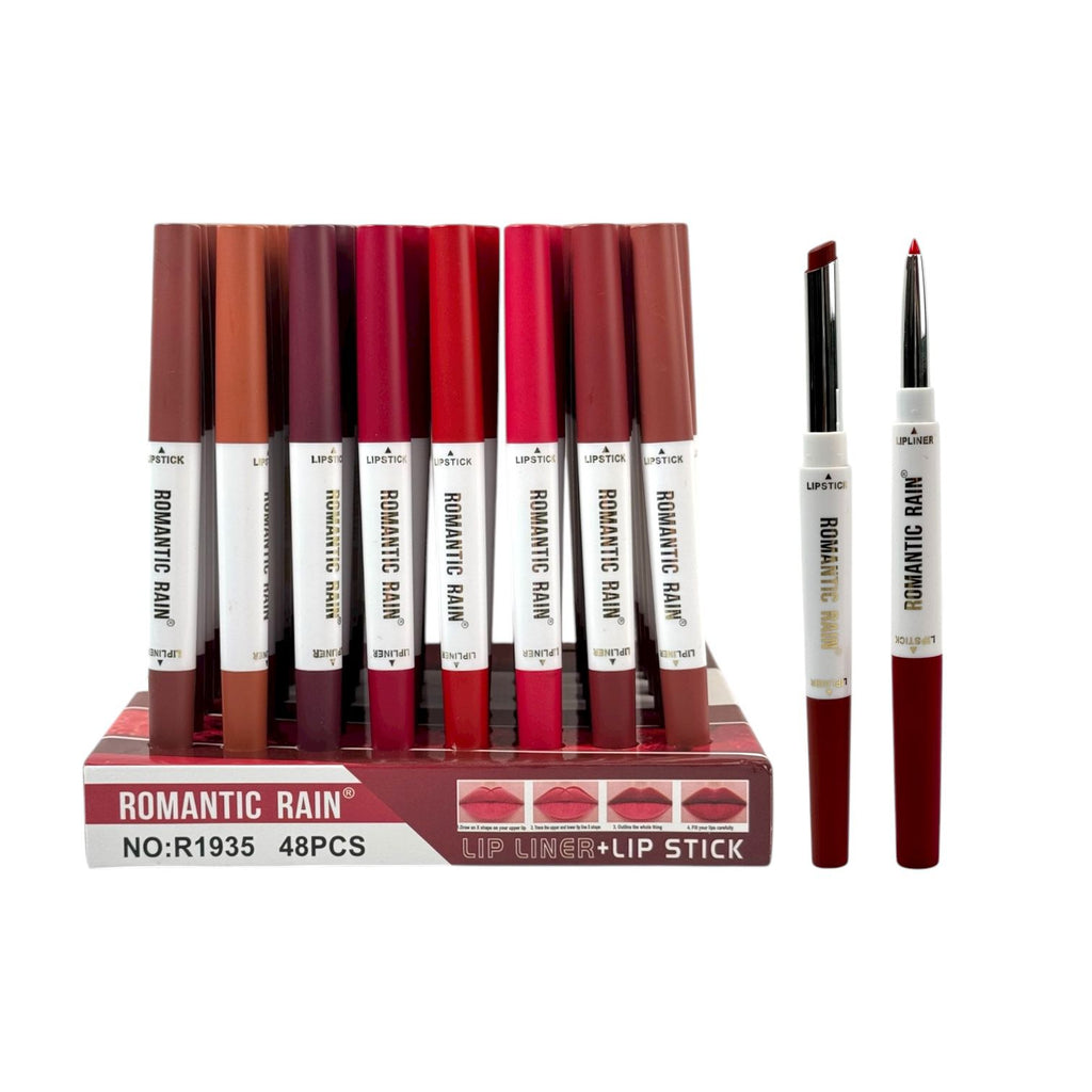DUO LAPIZ DELINEADOR Y LABIAL EN BARRA ROMANTIC RAIN