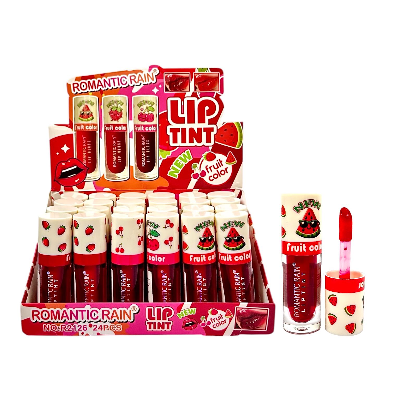TINTA DE LABIOS FRUIT COLOR FRUTICAS ROMANTIC RAIN