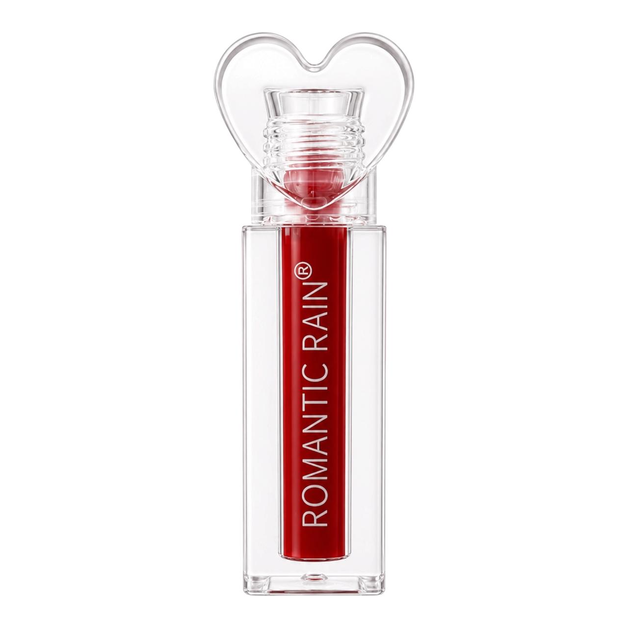 TINTA DE LABIOS TAPA CORAZON TRANSPARENTE ROMANTIC RAIN