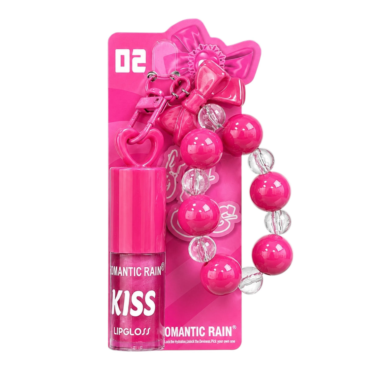 BRILLO GLOSS LLAVERO KISS 6ML ROMANTIC RAIN