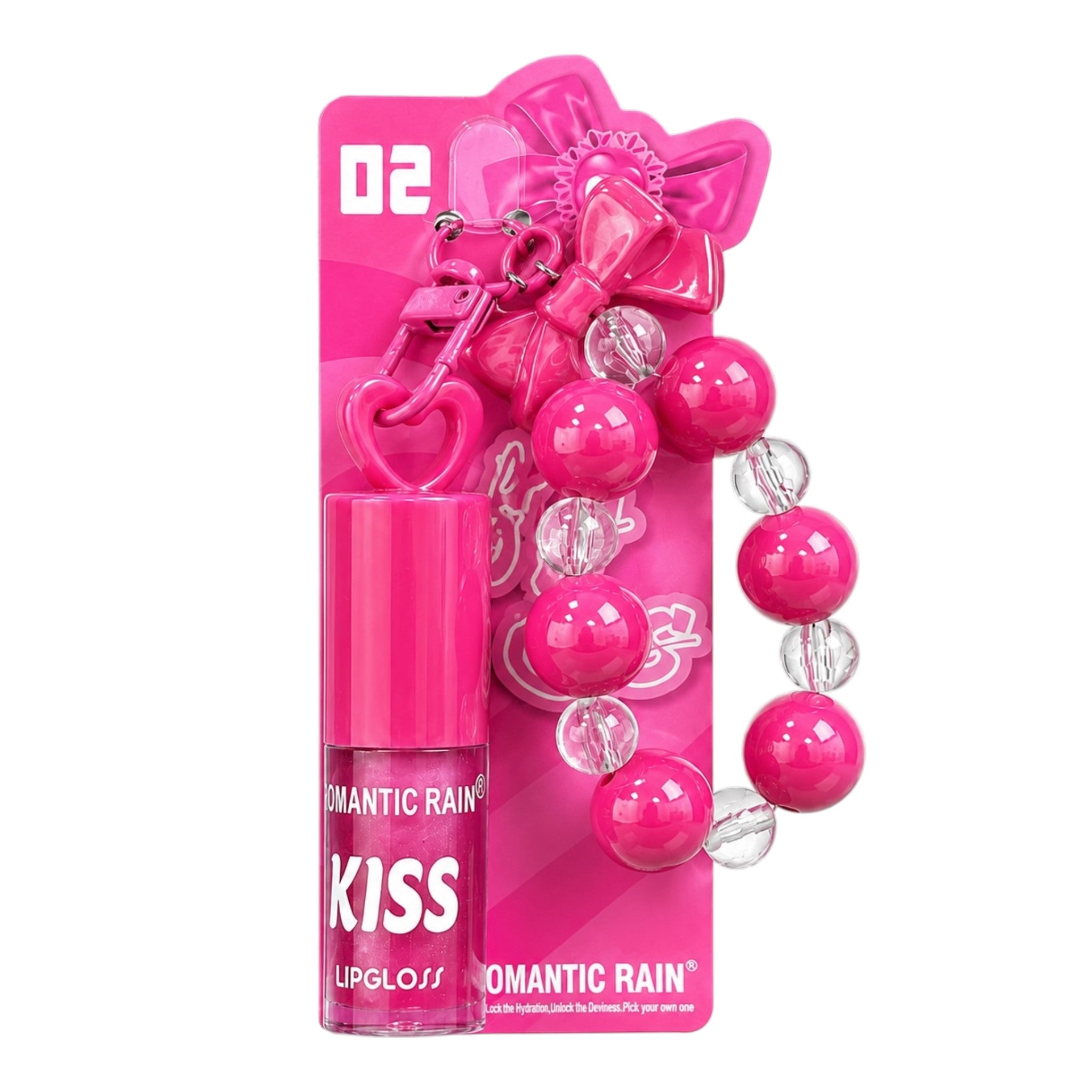 BRILLO GLOSS LLAVERO KISS 6ML ROMANTIC RAIN