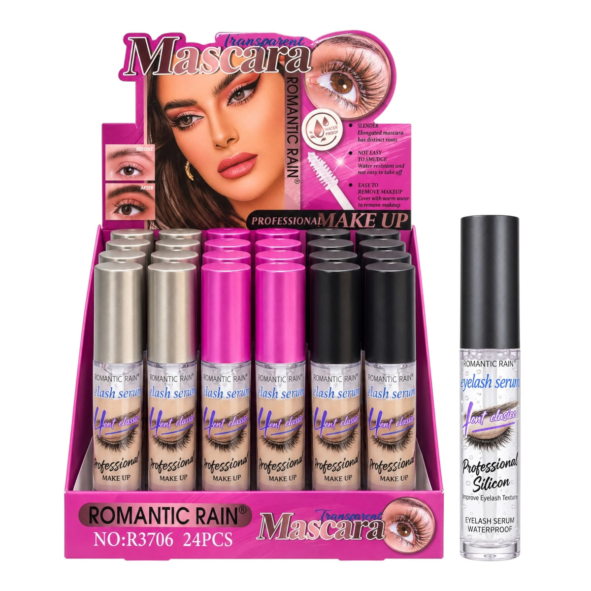PESTAÑINA TRANSPARENTE 4EN1 EYELASH SERUM ROMANTIC RAIN