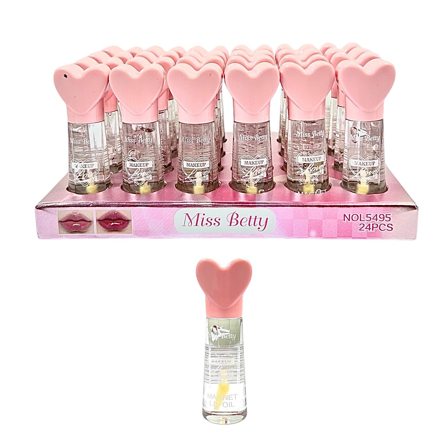 BRILLO GLOSS MAKEUP LOVE YOU MAGNET MISS BETTY