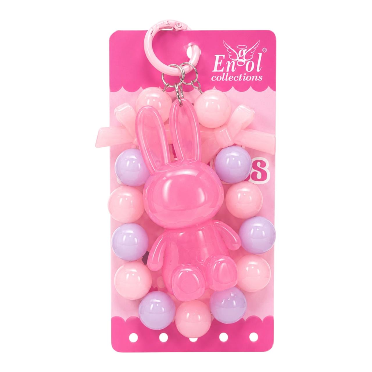 BRILLO GLOSS CONEJITO LLAVERO MOÑITOS ENGOL