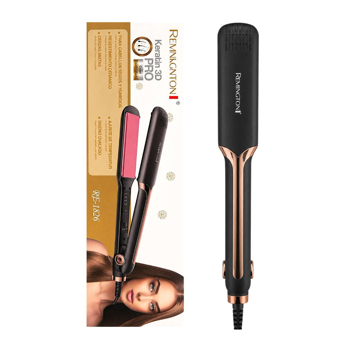 PLANCHA PARA CABELLO KERATIN 3D PRO / AVOCADO 3D POWER REMNLIGNTON