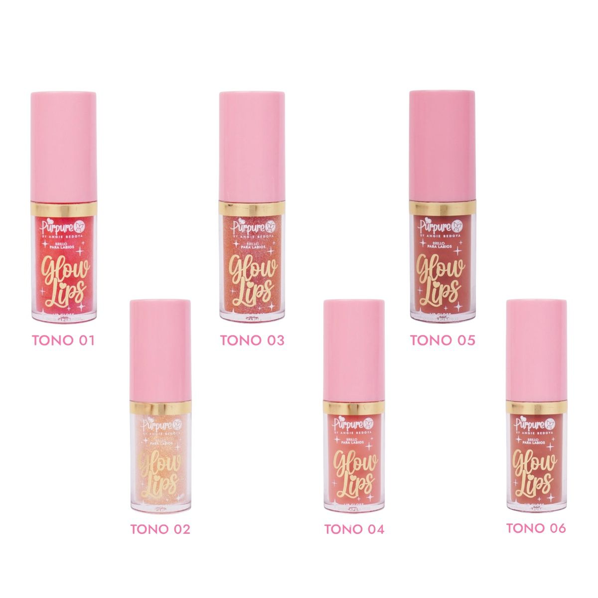 BRILLO GLITTER GLOW LIPS PURPURE