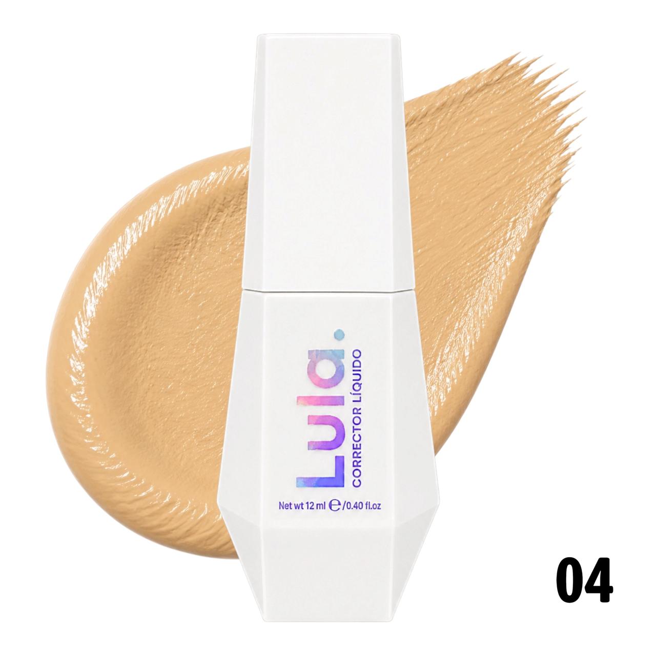 CORRECTOR LIQUIDO TONO 04 12ML LULA