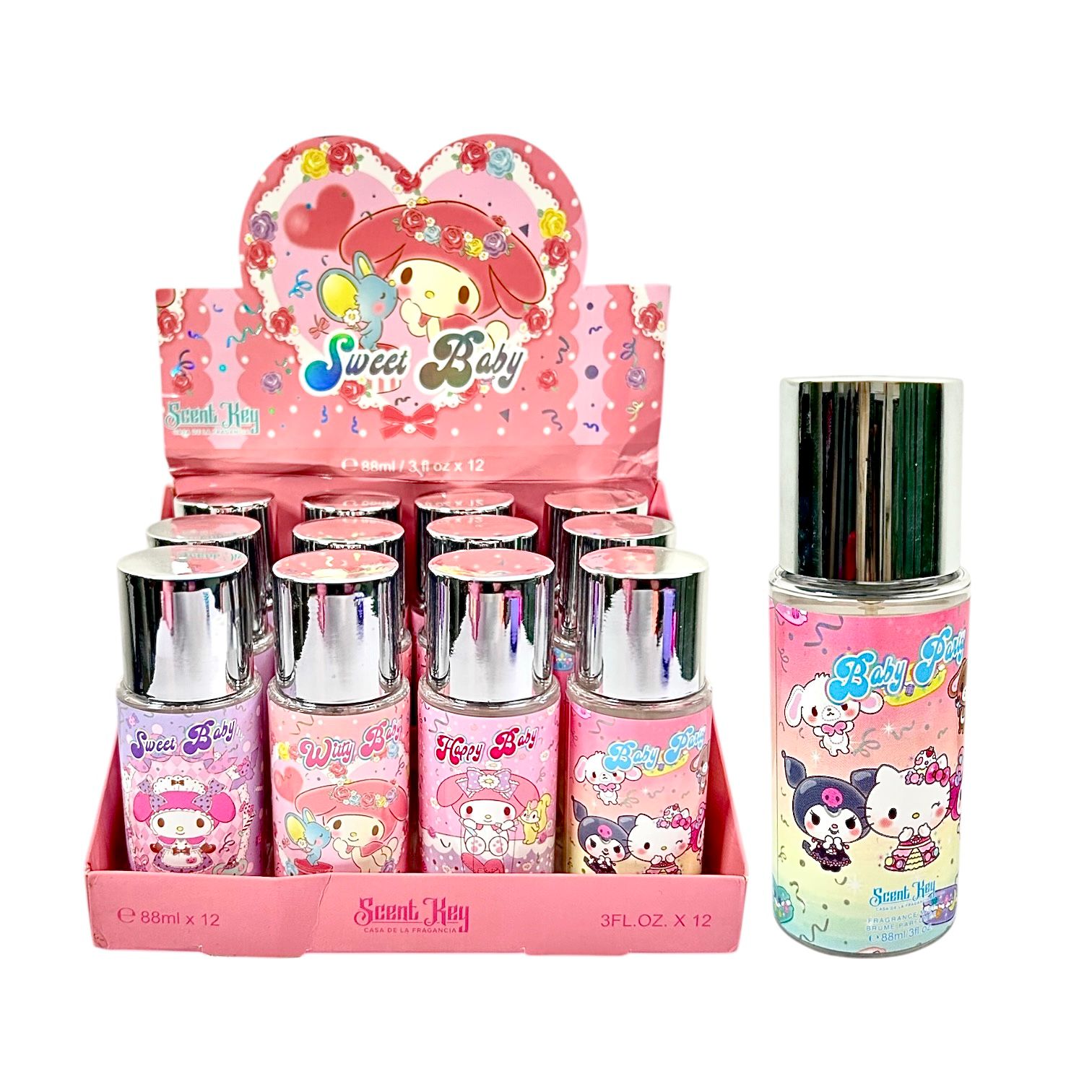 SPLASH SWEET BABY MY MELODY 88ML SCENT KEY