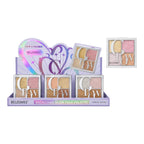PALETA X4 ILUMINADORES GLOW BELZGMEE