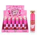 BRILLO GLOSS CON COLOR CANDY LOVE TAPA CORAZON PURPURE