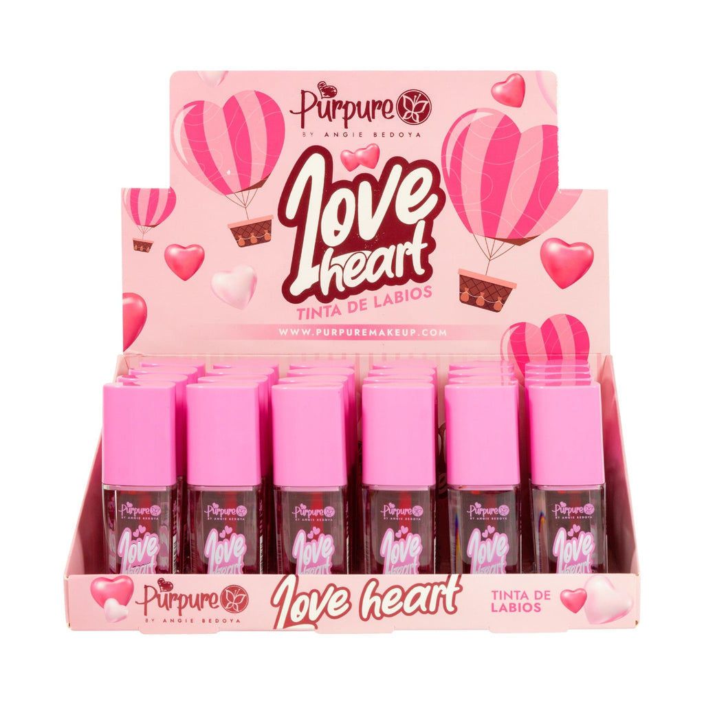 TINTA DE LABIOS CORAZON LOVE HEART 9GR PURPURE