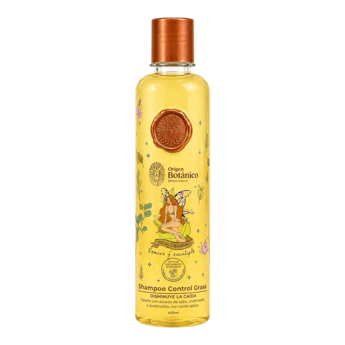 SHAMPOO CONTROL GRASA ROMERO Y EUCALIPTO 400ML RITUAL BOTANICO