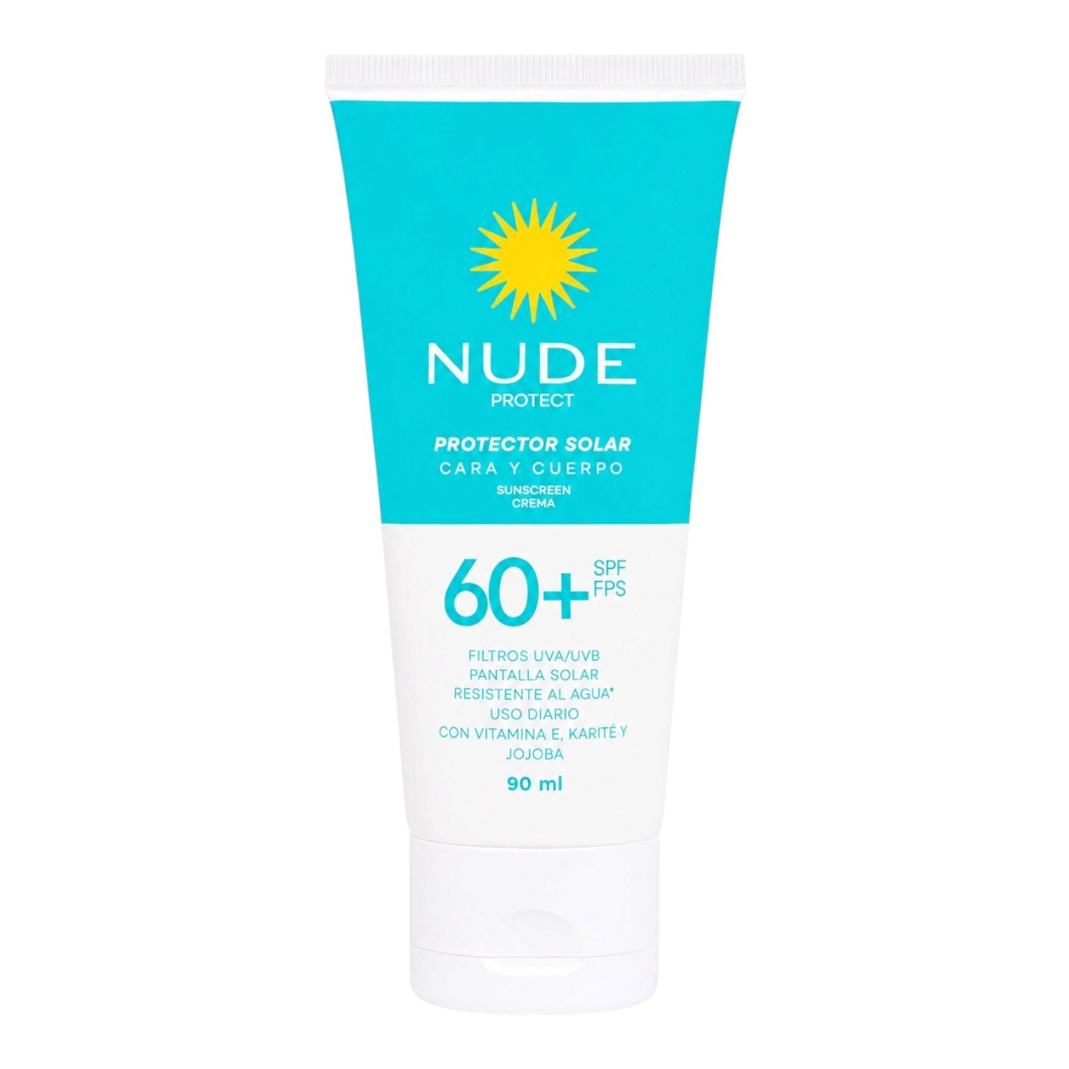 PROTECTOR SOLAR CARA Y CUERPO 60+SPF 90ML PROTECT NUDE