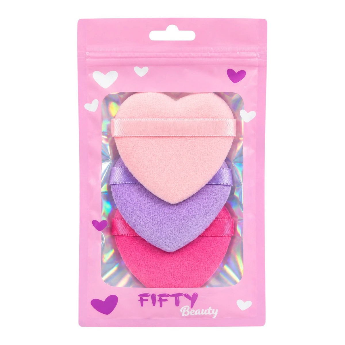 SET X3 BORLAS CORAZON FIFTY BEAUTY