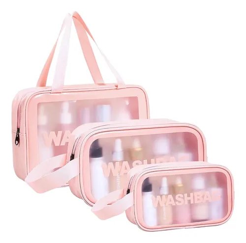 SET X3 BOLSO Y COSMETIQUERAS WASHBAG