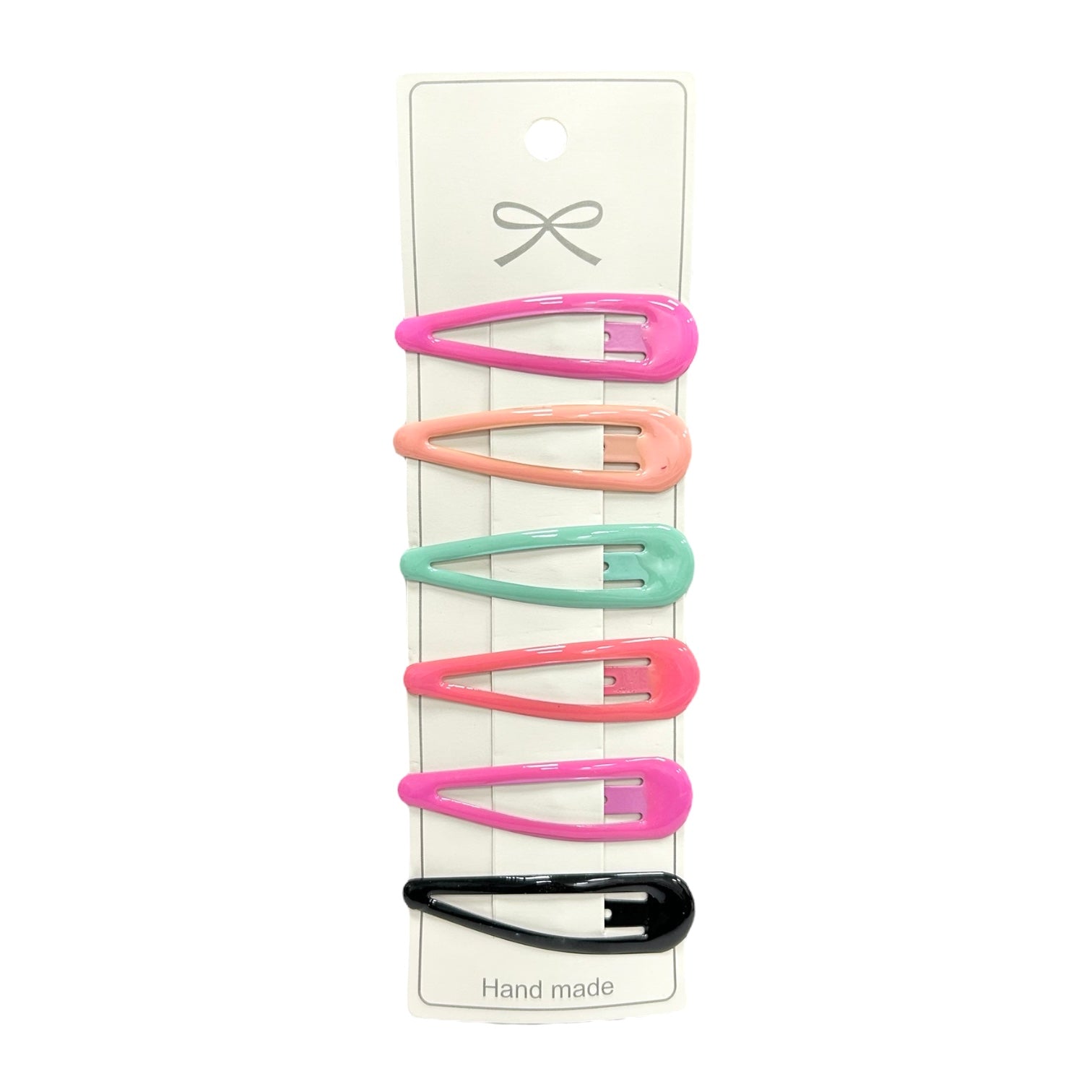 CARTON X6 PINZAS COLORES HAND MADE