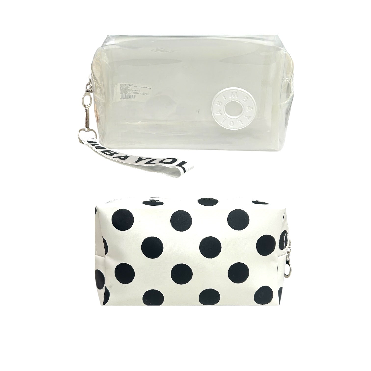COSMETIQUERA X2 TRANSPARENTE BIMBA Y LOLA