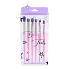 SET X6 BROCHAS PARA OJOS TORNASOL BEAUTY TOOLS RUBY FACE
