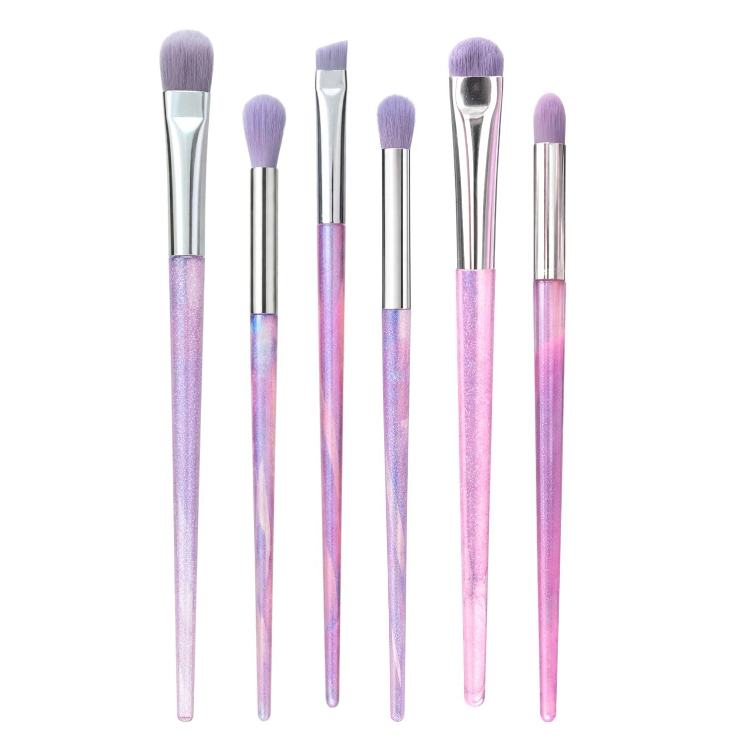 SET X6 BROCHAS PARA OJOS TORNASOL BEAUTY TOOLS RUBY FACE