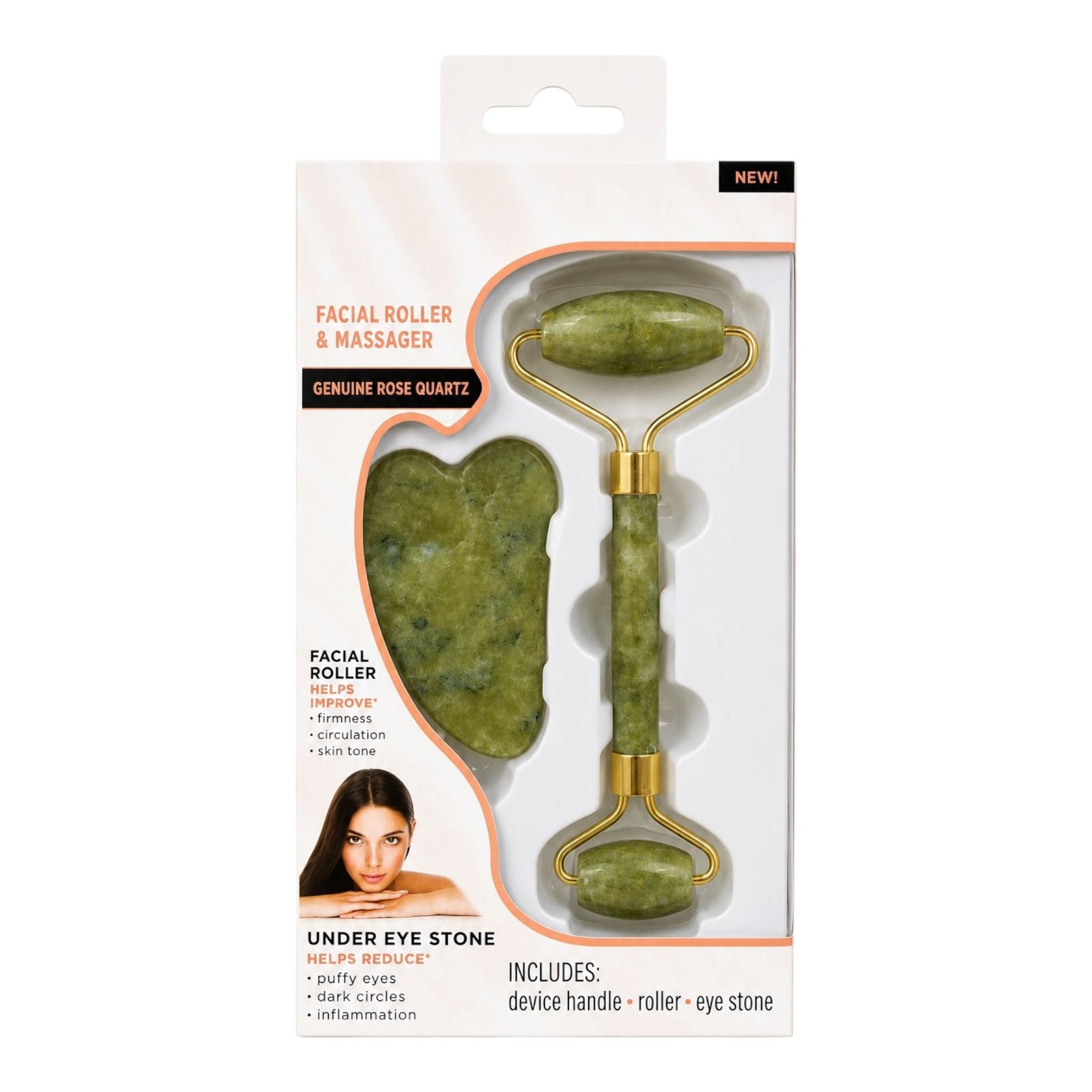 SET DE GUASHA Y JADE FACIAL ROLLER VERDE