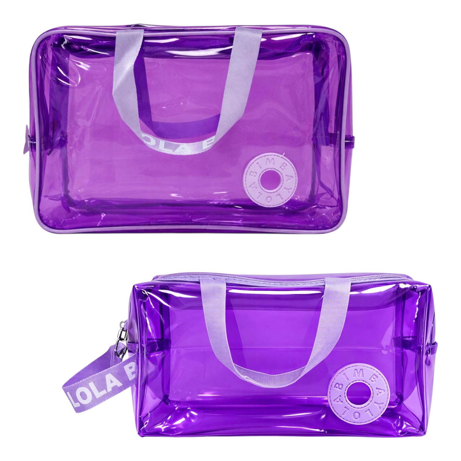 BOLSO+COSMETIQUERA TRANSPARENTE BIMBA Y LOLA