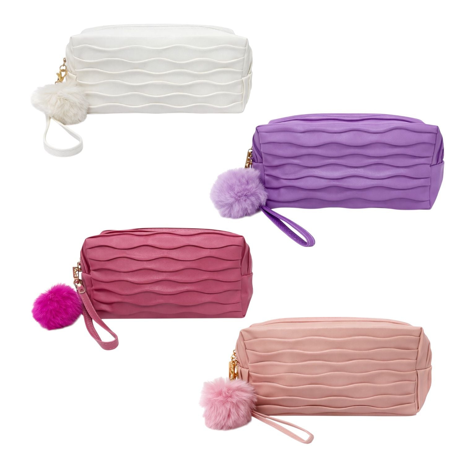 COSMETIQUERA CON POMPON FIFTY