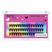 PESTAÑAS EFECTO RUSO 40P-0.07-D-12MM FIFTY