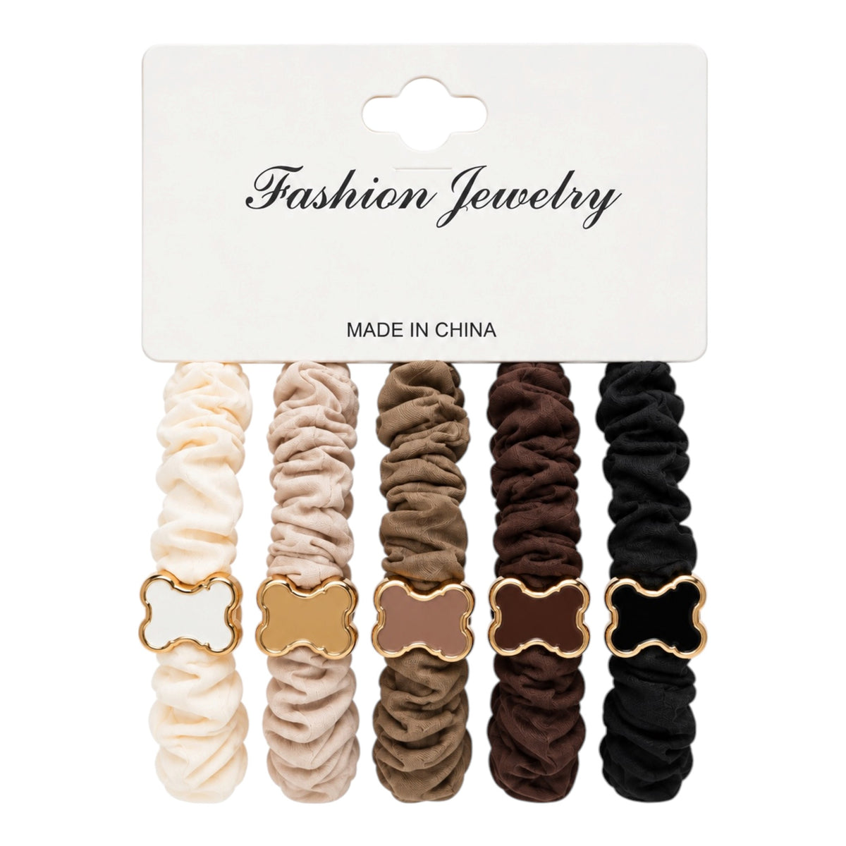 CARTON X5 MOÑAS ARRUGADA OSITO FASHION JEWELRY