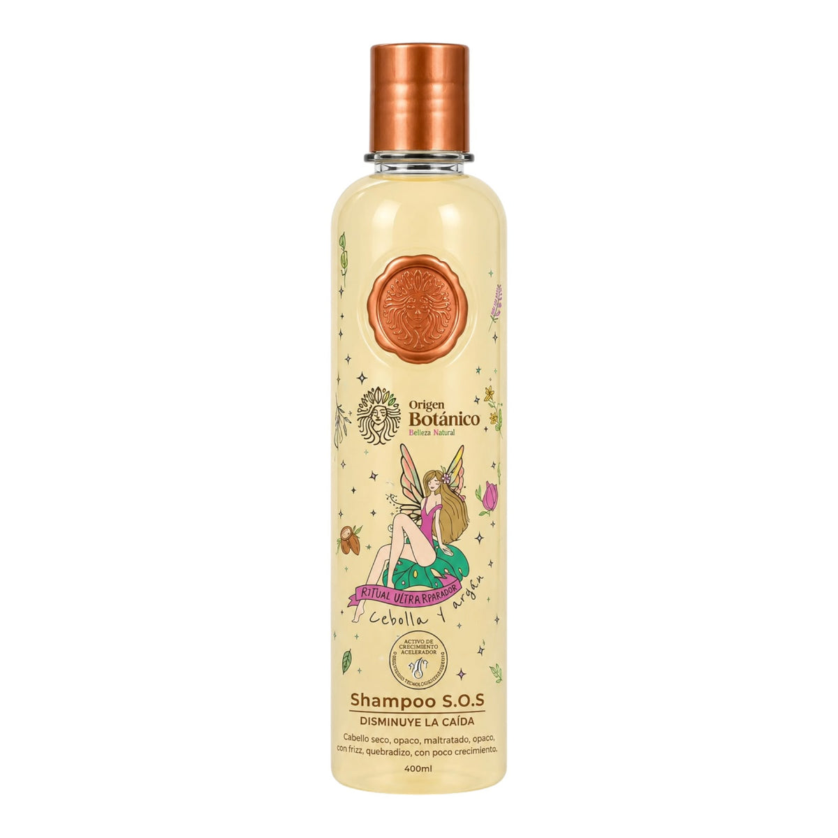 SHAMPOO SOS CEBOLLA Y ARGAN 400ML RITUAL BOTANICO