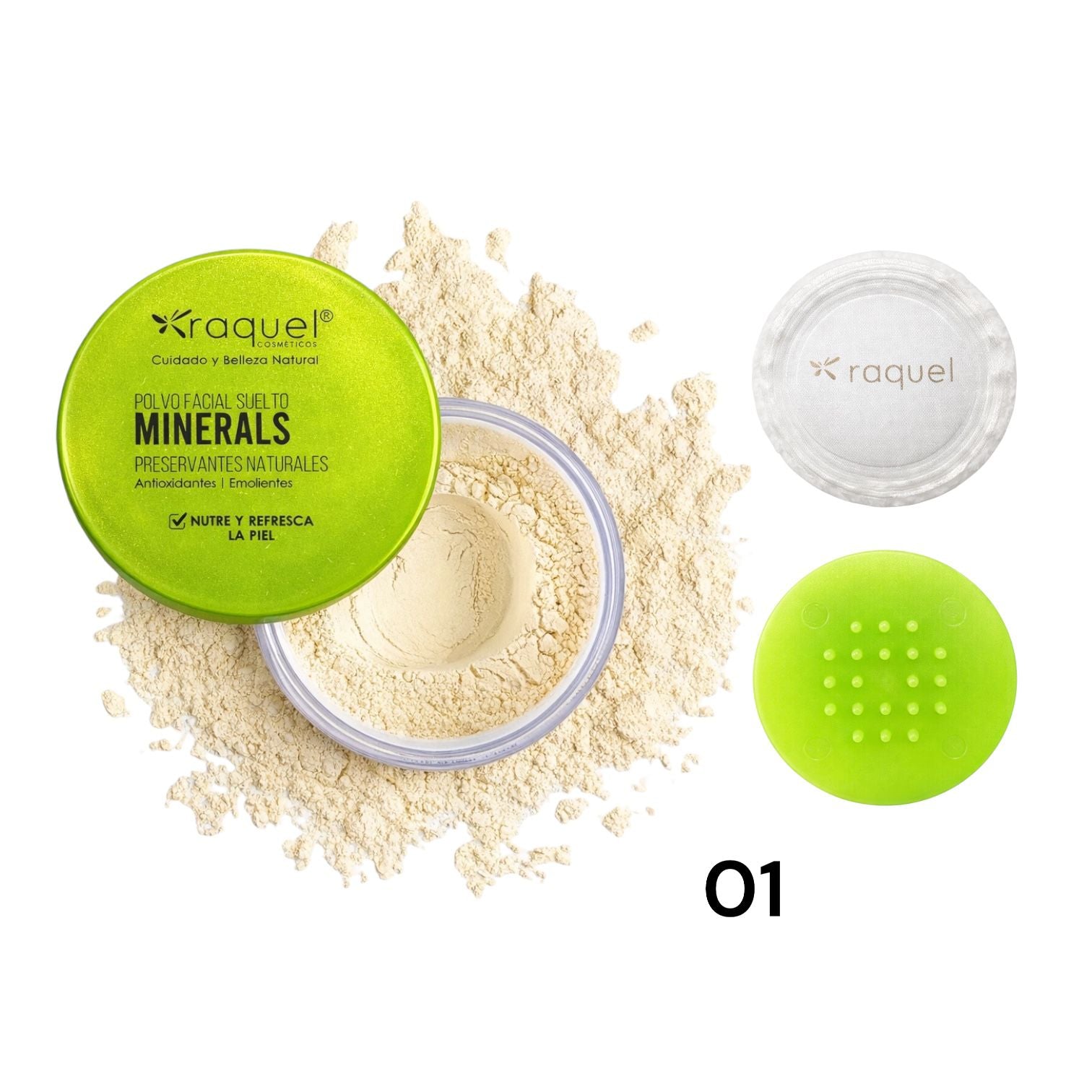 POLVO SUELTO MINERALS TRIGO Y AVENA 1 TRASLUCIDO RAQUEL