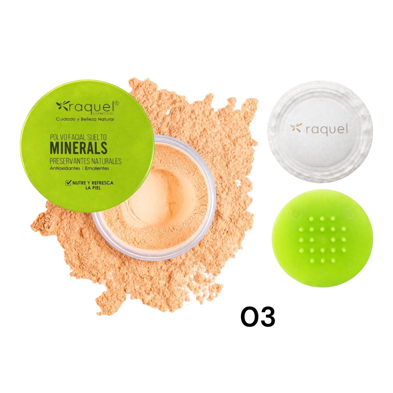 POLVO SUELTO MINERALS TRIGO Y AVENA 3 ALMENDRA RAQUEL